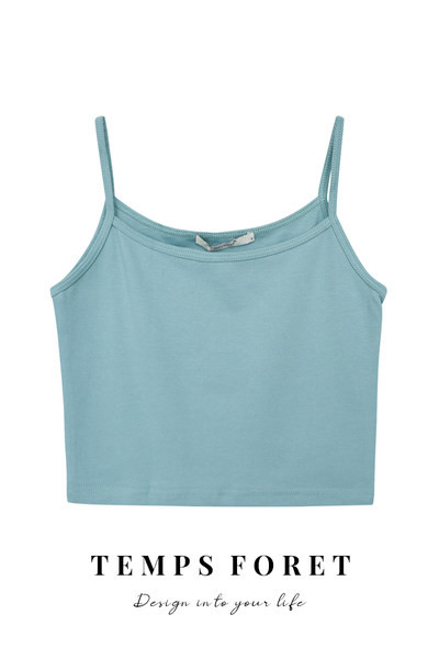 Γυναικεία αμάνικη μπλούζα με λεπτές τιράντες