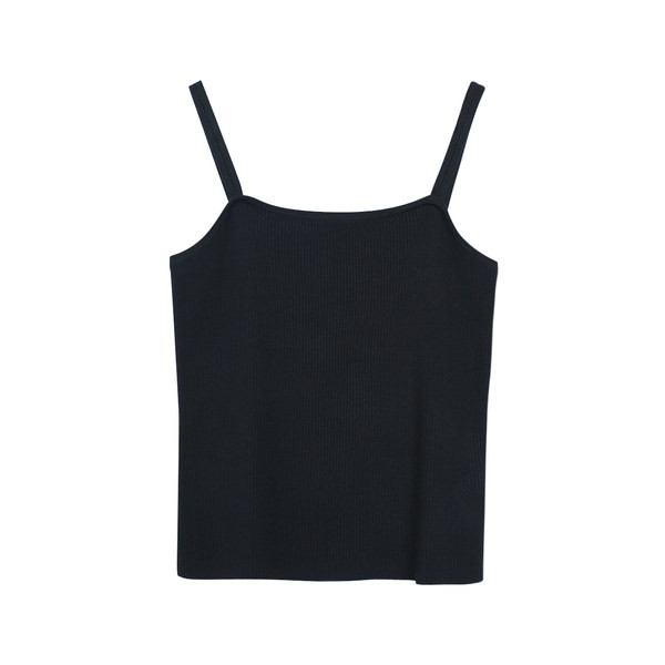 Καθημερινή γυναικεία αμάνικι μπλούζα με λεπτά τιραντάκια