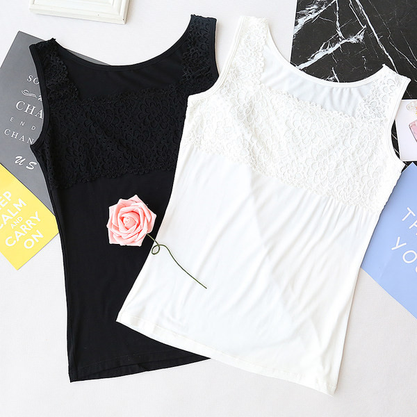 Pitsi ja laiade rihmadega naiste kehakinnitusega topp