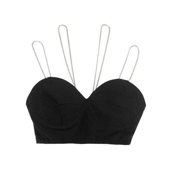 Νέο γυναικείο κοντό μπουτάκι σε μαύρο χρώμα