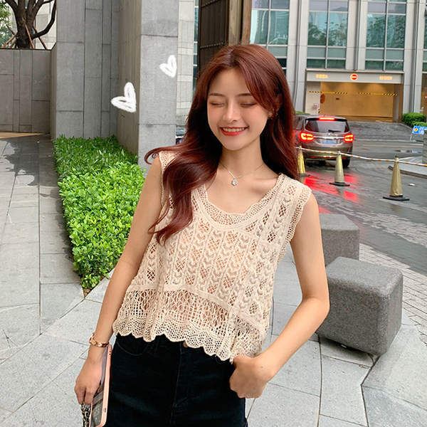 Valge ja beeži värvi naiste topp