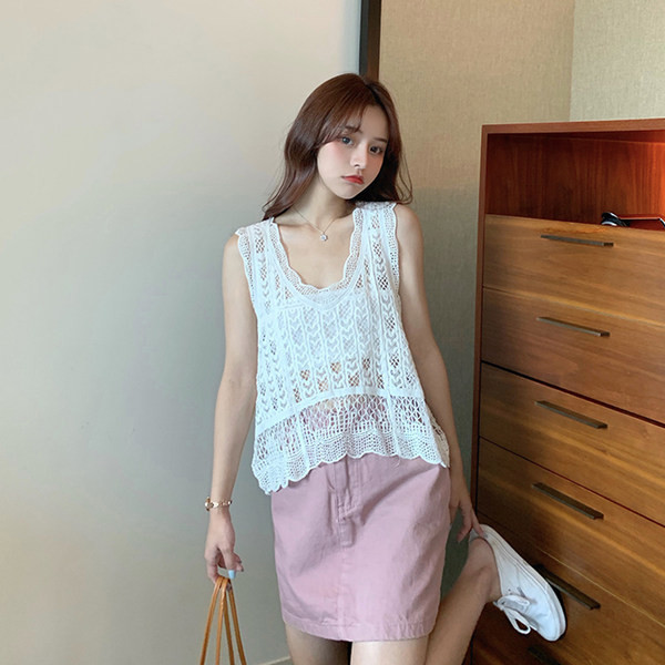 Valge ja beeži värvi naiste topp