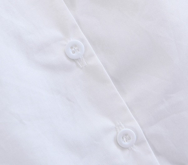 Γυναικείο κοντό μπουστάκι με κουμπιά και κορδόνια