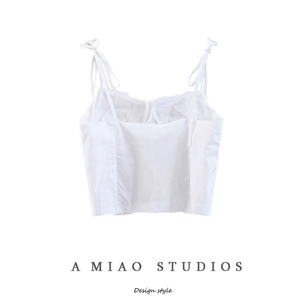 Γυναικείο κοντό μπουστάκι με κουμπιά και κορδόνια