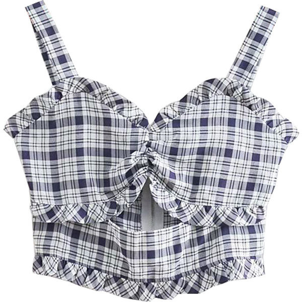 V-kaelusega ja peenikeste rihmadega vabaaja rinnahoidja naistele