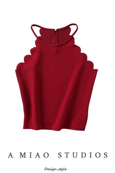 Lühike naiste topp õhukesest kudumisest lukuga