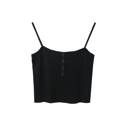 Peenikeste rihmade ja nööpidega naiste topp