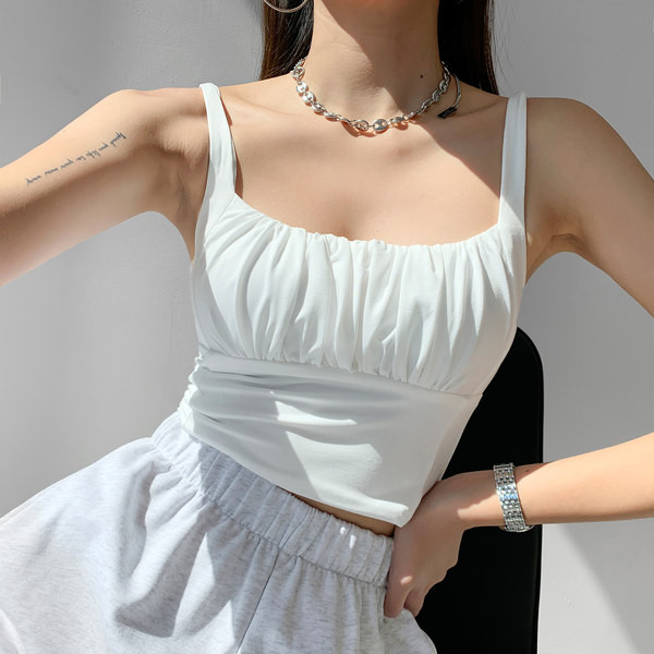 Igapäevane naiste ruudukujulise kaelusega kootud topp