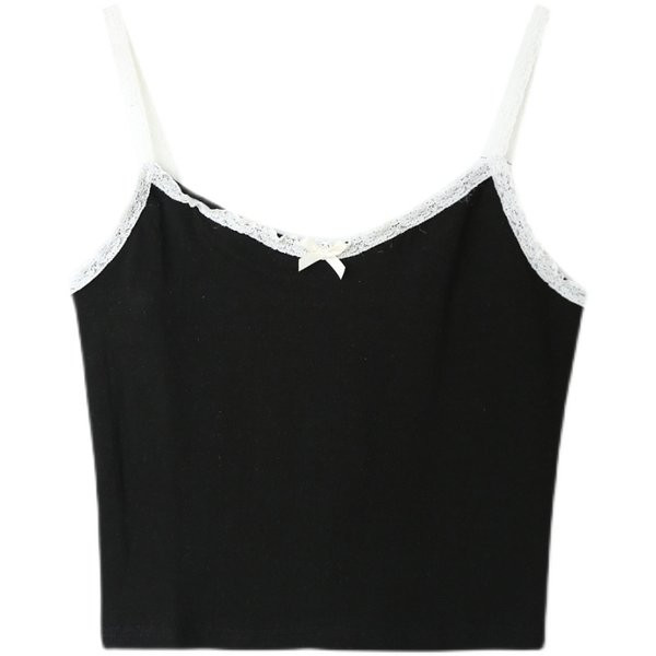 Peenikeste rihmade ja paelaga naiste topp