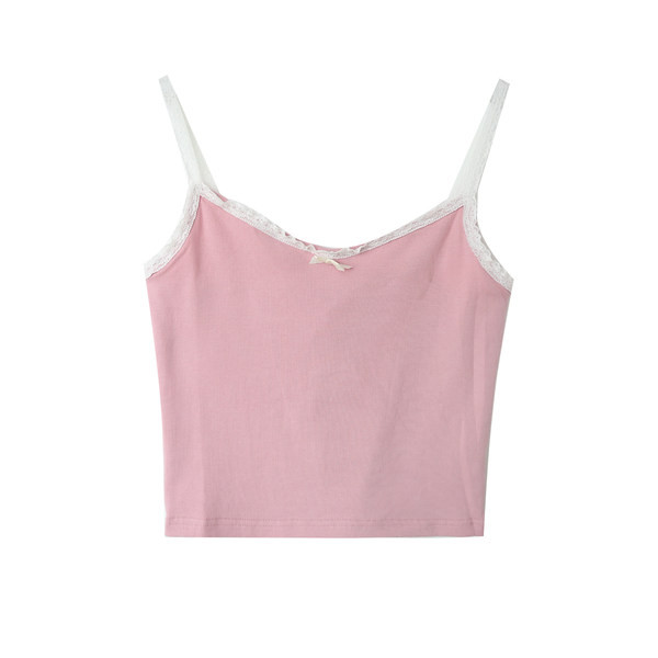 Peenikeste rihmade ja paelaga naiste topp