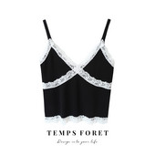 Pitsi ja V-kaelusega naiste topp