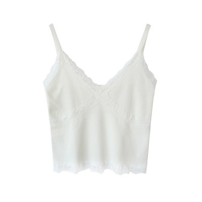 Pitsi ja V-kaelusega naiste topp