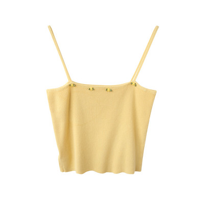 Naiste velvetist peenikeste rihmade ja lilledega topp