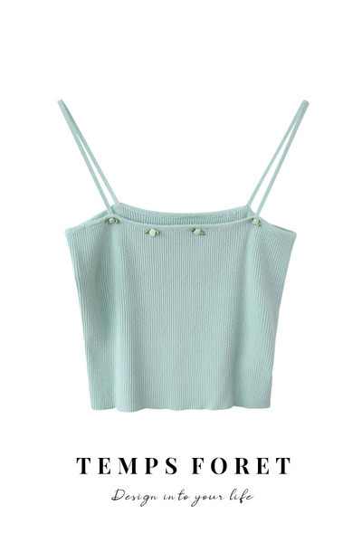 Naiste velvetist peenikeste rihmade ja lilledega topp