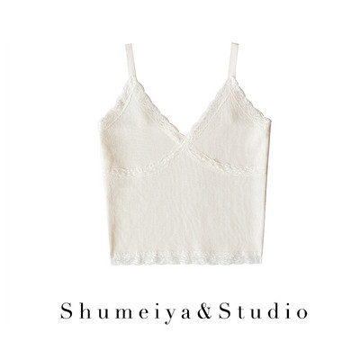 Ženska kratka majica bez rukava s čipkom i naramenicama u više boja