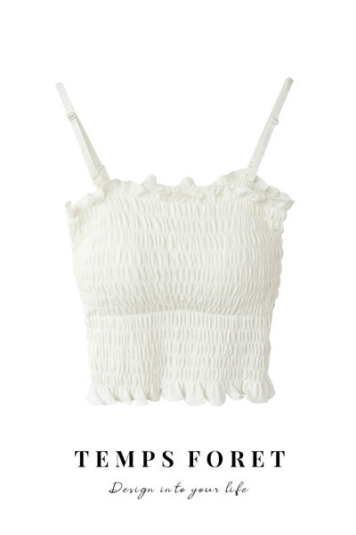 Γυναικεία αμάνικη μπλούζα με λεπτά ρυθμιζόμενα τιραντάκια