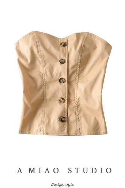 Γυναικείο καθημερινό μπουστάκι  με κουμπιά