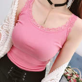 Liibuv naiste topp pitsiga