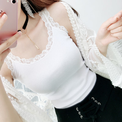 Liibuv naiste topp pitsiga