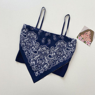 Uus mudel naiste asümmeetriline õhukeste rihmadega topp