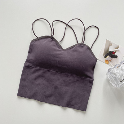 Γυναικεία μπλούζα με σταυρωτά τιραντάκια σε τέσσερα χρώματα