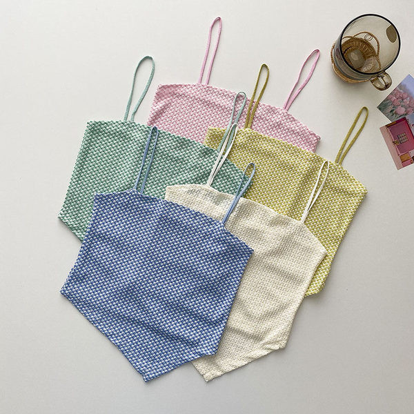 Naiste asümmeetriline õhukeste rihmadega topp