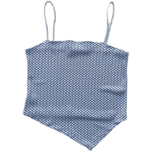 Naiste asümmeetriline õhukeste rihmadega topp