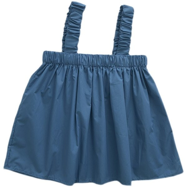 Γυναικεία φαρδιά αμάνικη  μπλούζα με φαρδύ τιραντάκι