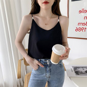 Naiste ühevärviline õhukeste rihmadega topp – erinevat värvi