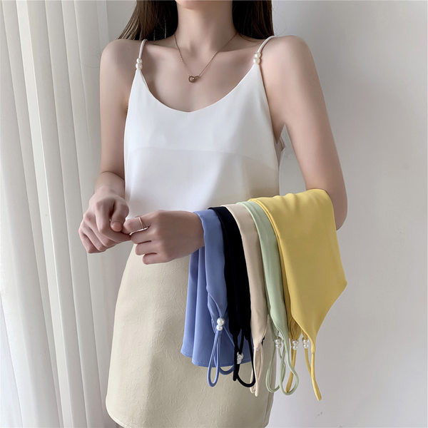 Naiste ühevärviline õhukeste rihmadega topp – erinevat värvi