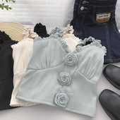 Moderni ženski poprsje s 3D cvjetovima