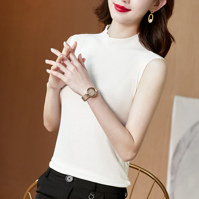 Γυναικείο καθημερινό αμάνικο μπλουζάκι με λεπτά τιραντάκια