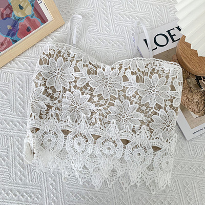 Νέο μοντέλο γυναιείο δαντελωτό αμάνικο σε διάφορα χρώματα