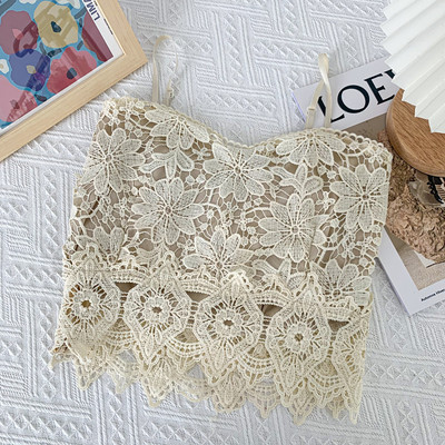 Νέο μοντέλο γυναιείο δαντελωτό αμάνικο σε διάφορα χρώματα