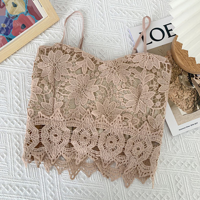 Νέο μοντέλο γυναιείο δαντελωτό αμάνικο σε διάφορα χρώματα