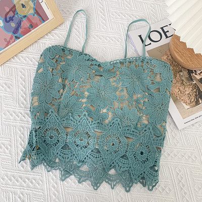 Νέο μοντέλο γυναιείο δαντελωτό αμάνικο σε διάφορα χρώματα