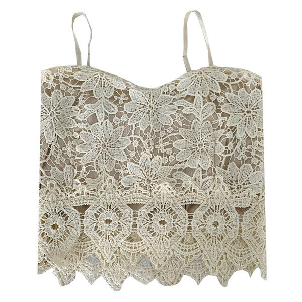 Νέο μοντέλο γυναιείο δαντελωτό αμάνικο σε διάφορα χρώματα