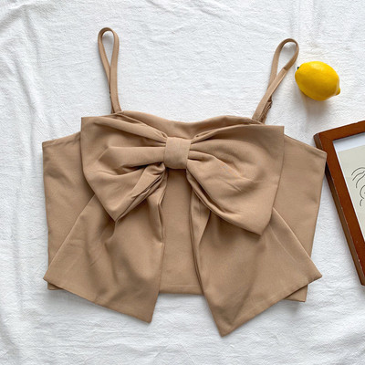 Μοντέρνο γυναικείο μπουστάκι με κορδέλα και τιραντάκια