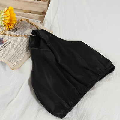 Γυναικεία αμάνικη μπλούζα με μεταλλική αλυσίδα