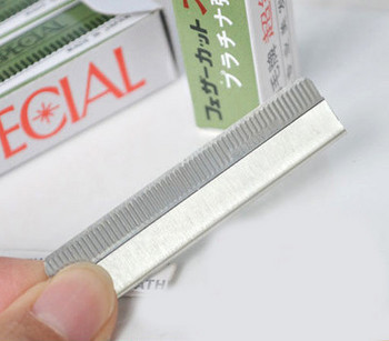 Тример за оформяне на вежди от неръждаема стомана - комплект от 10 броя
