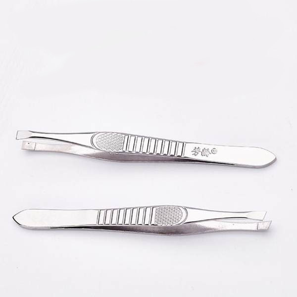 Set of two tweezers for shaping eyebrows - three models