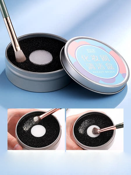 Σφουγγάρι για τον καθαρισμό των πινέλων μακιγιάζ