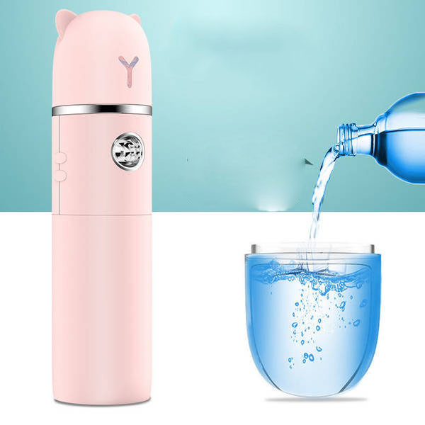 Pārnēsājams mitrinātājs sejas tīrīšanai