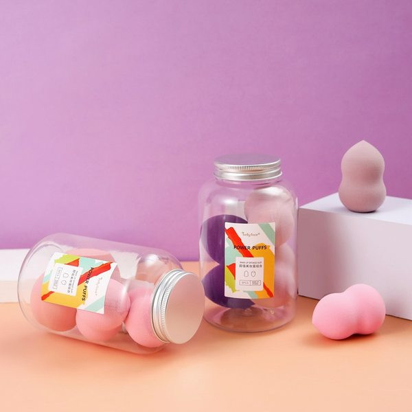 Viis meigiseent purgis - roosa/lilla ja roheline