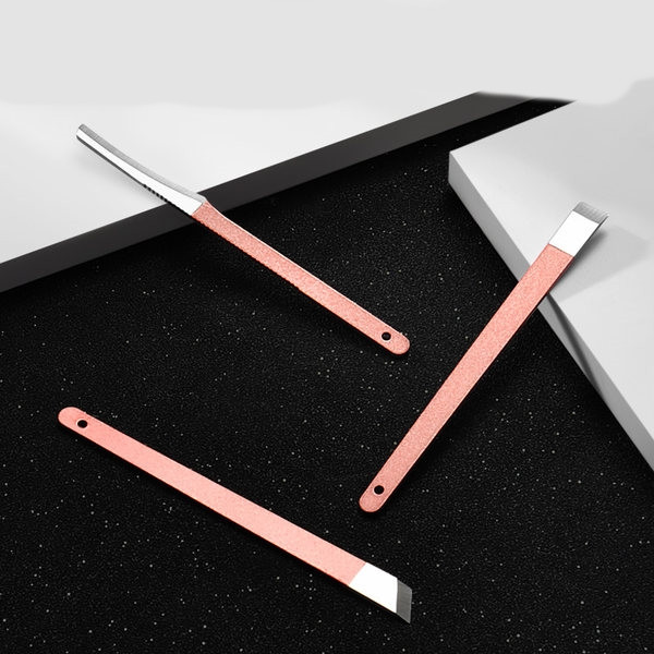 Priemonių rinkinys tinkamas manikiūrui ir pedikiūrui