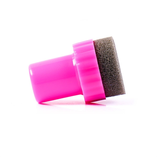 Sūklis apaļā formā, kas piemērots ombre manikīram