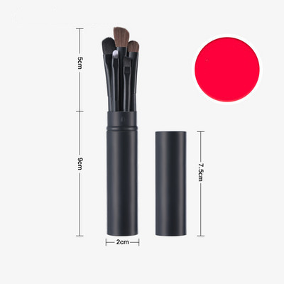 Σετ μακιγιάζ βουρτσίζει διάφορα χρώματα για τις γυναίκες