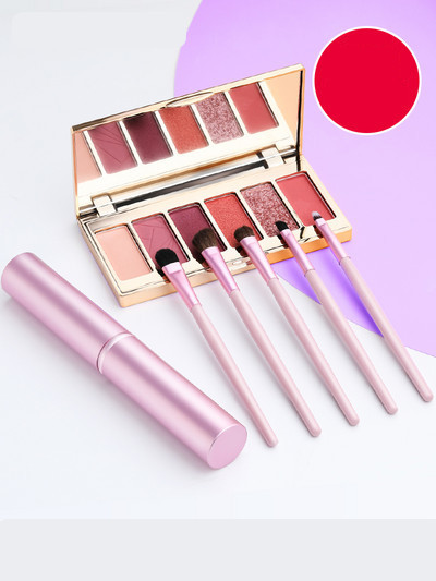 Σετ μακιγιάζ βουρτσίζει διάφορα χρώματα για τις γυναίκες