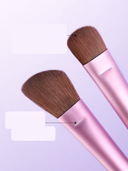 Σετ μακιγιάζ βουρτσίζει διάφορα χρώματα για τις γυναίκες