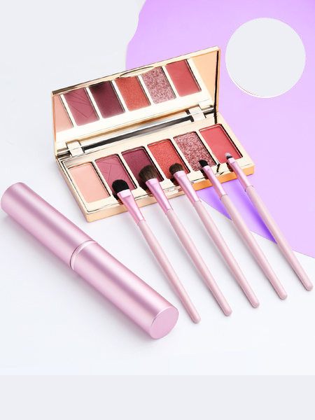 Φορητό σετ από 5 πινέλα μακιγιάζ